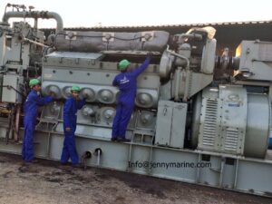EMD 12-710G7B GENERATOR SET AT JENNY MARINE