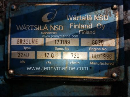Wartsila 8R32LNE Generator Set