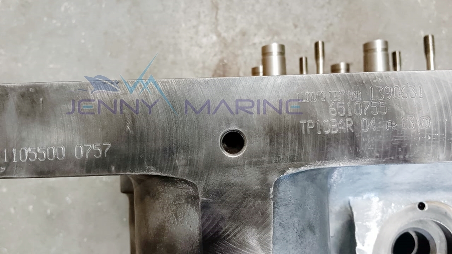 MAN BL&W 6L40/54B, 7L40/54B, 8L40/54B & 9L40/54B CYLINDER HEADS WITH FOUR VALVE TYPES ( 1105500 0757) MFG 2013 - Image 7