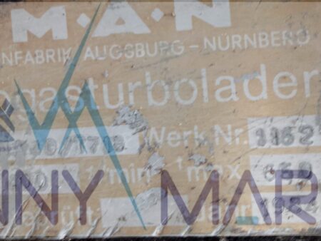 MAN NA40 TURBO ON MAN B&W 8L40/45 ENGINE