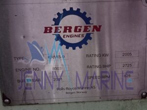 BERGEN KRMB-9 ENGINE