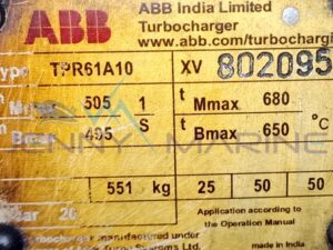 ABB TPR61-A10 TURBOCHARGER