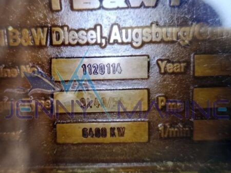 MAN B&W AG  9L40/54 CRANKSHAFT