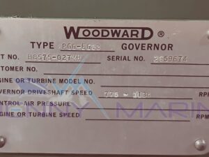 WOODWARD PGG-EG58 GOVERNOR
