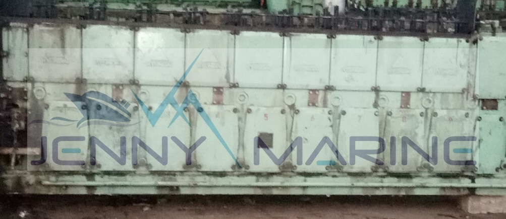 Hyundai-Himsen 9H25/33 Engine Cylinder Block MFG 2004 - Image 3