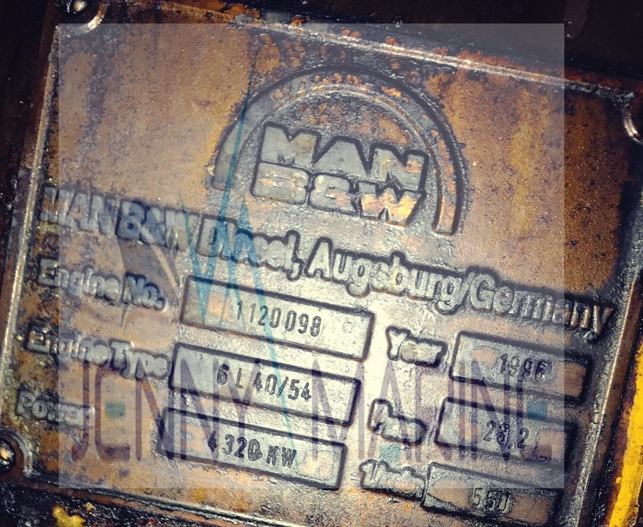 MAN B&W 6L40/54 ENGINE & CRANKSHAFT - Image 2