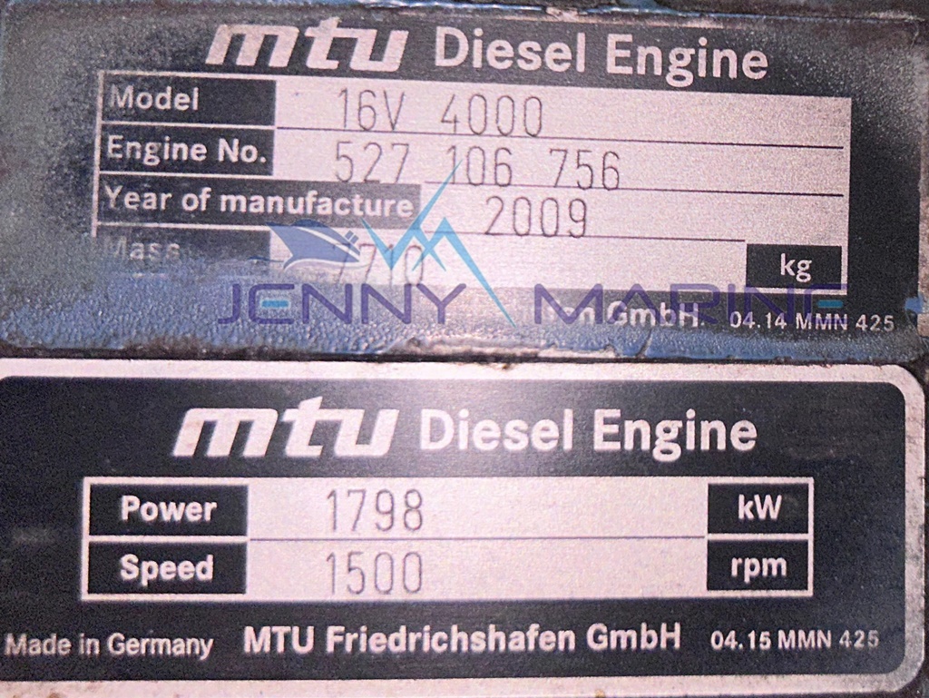 MTU 16V4000 ENGINE CYLINDER BLOCK - Image 2