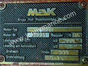MAK 20, MAK M20, 6M20, 8M20, 9M20 ENGINE COMPLETE
