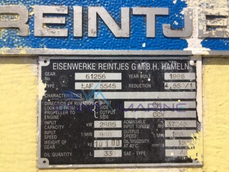 EMD - 16-710 - ENGINE - GEAR BOX - REINTJES - LAF 5545 - CW
