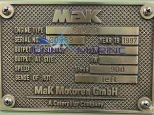 MAK 9M20, MAK 8M20, MAK 6M20, MAK M20C, MAK M20 ENGINE & PARTS