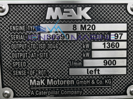 MAK 8M20 ENGINE MAK 6M20, MAK 9M20