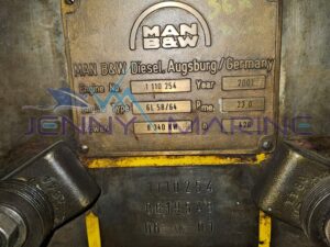 JENNY MARINE MAN B&W 6L58/64CD ENGINE & PARTS