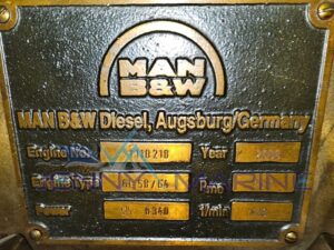 MAN B&W 6L58/64 ENGINE CRANKSHAFT