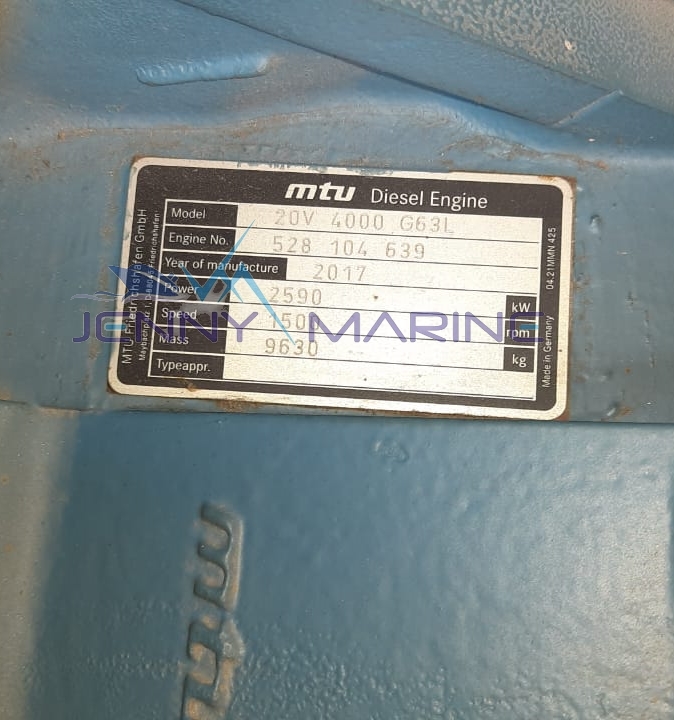 MTU 4000, MTU 8V4000, MTU 12V4000, MTU 16V4000, MTU 18V4000, MTU 20V4000 BRAND NEW GENERATOR SET